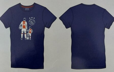 32783 AJAX T-Shirt Blauw Maat L