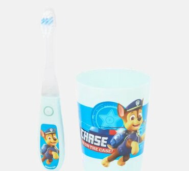 82521 Paw Patrol Chase Tandenborstelset met Timer Mintgroen