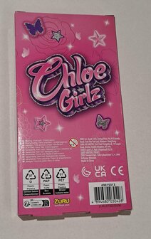 30428 Chloe Girlz Poppenkleding Roze Avondjurk