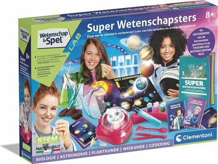 66992 Clementoni Wetenschap &amp; Spel Lab Girls In Science