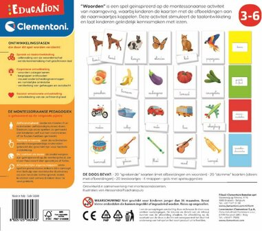 56048 Clementoni Montessori Woorden