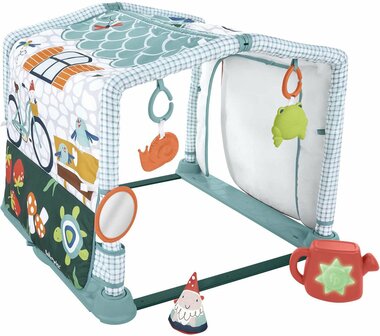 88300 Fisher-Price 3-in-1 Kruipen en Spelen Activiteitenspeelmat