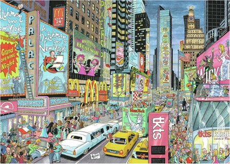 03168 Ravensburger Puzzel Fleroux New York 1000 Stukjes