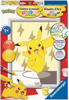 02423 Ravensburger Pok&eacute;mon Schilderen Op Nummer