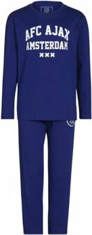 92102 Ajax Kinderpyjama - lange mouw - blauw - maat 128/134