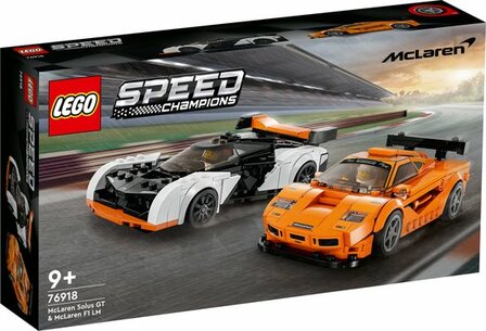 76918 LEGO Speed Champions McLaren Solus GT &amp; McLaren F1 LM