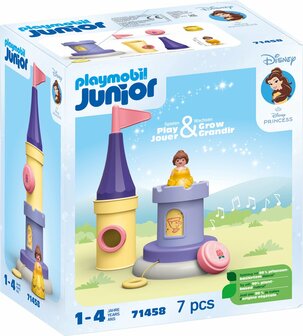 71458 PLAYMOBIL Junior &amp; Disney: Belle&#039;s speeltoren met melodie