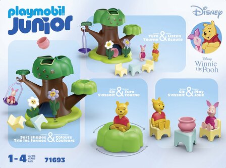 71693 PLAYMOBIL Junior &amp; Disney Winnie de Poeh Boomhut