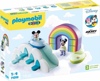 71319 Playmobil 1.2.3 &amp; Disney Mickey Mouse Wolkenhuis