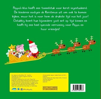 50267 Peppa Pig Boek Peppa ontmoet de kerstman