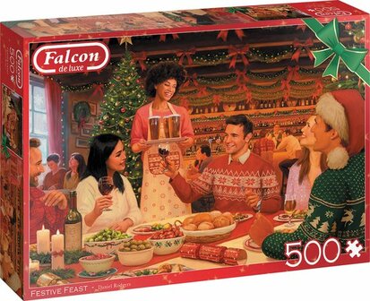 11345 Falcon Puzzel Festive Feast  500 stukjes