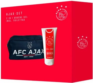 92508 Ajax Geschenkset  Douchegel + Toilettas