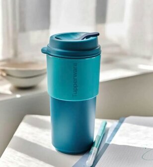 07455 Tupperware Eco Coffee Cup Blauw