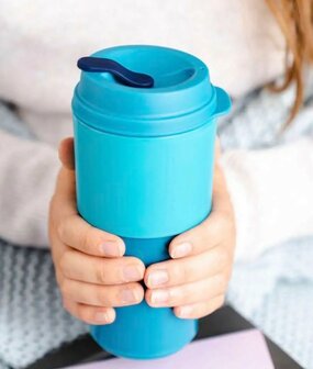 07455 Tupperware Eco Coffee Cup Blauw