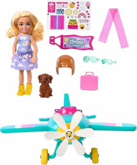 92120 Barbie Chelsea Beroepenpop Speelset Piloot