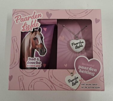 88543 Paardenliefde Bad en Ketting Geschenkset