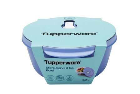 41485 Tupperware Store, Serve &amp; Go Bowl 1.3 liter