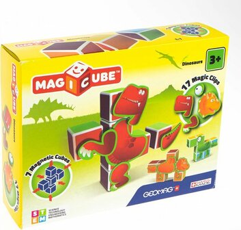 01416 Geomag MagiCube Dinosaurs 24 delig