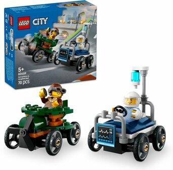 60459 LEGO City Raceautopakket: vliegtuig vs. ziekenhuisbed