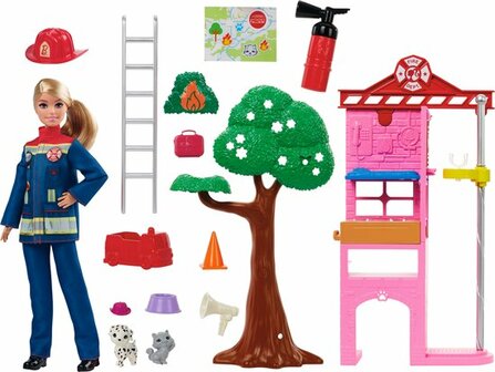 75949 Barbie Brandweervrouw Speelset  