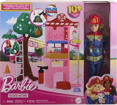 75949 Barbie Brandweervrouw Speelset  