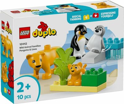 10442 LEGO DUPLO Stad Families van wilde dieren: pingu&iuml;ns en leeuwen