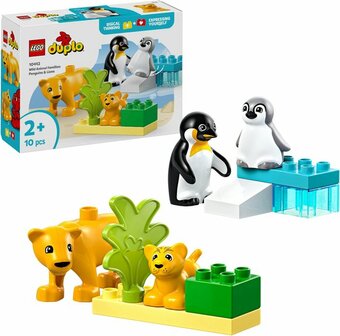 10442 LEGO DUPLO Stad Families van wilde dieren: pingu&iuml;ns en leeuwen