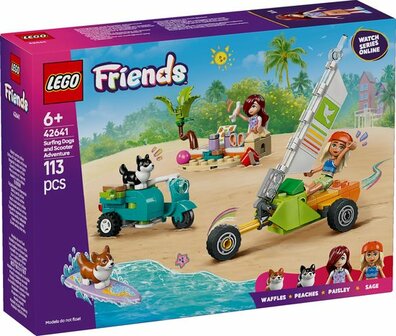 42641 LEGO Friends Surf- en scooterplezier met de honden