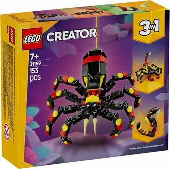 31159 LEGO Creator 3in1 Wilde dieren: spannende spin