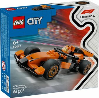 60442 LEGO City F1 coureur met McLaren racewagen