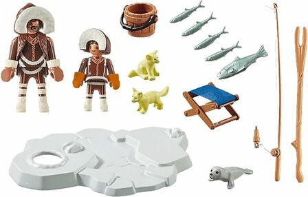 70606 PLAYMOBIL Family Fun Geschenkset IJsvisser 70606