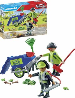 71434 PLAYMOBIL City Action Figurenset schoonmaakteam