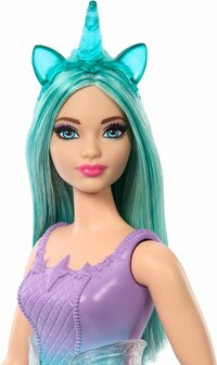 83722 Barbie A Touch of Magic  Turquoise hoorn  