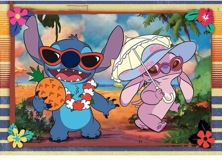 24822 Clementoni Disney Stitch Kinderpuzzel 2x60 Stukjes  