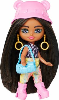 637340 Barbie Extra Fly Mini Mini&#039;s Pop Zwart Haar