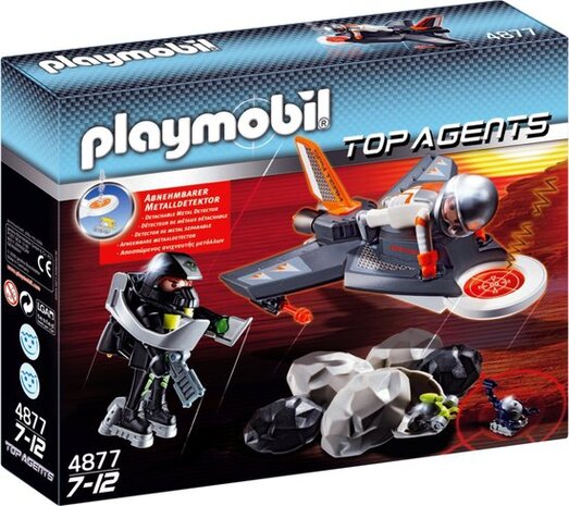 4877 PLAYMOBIL Top Agents Detectorjet