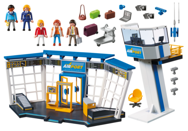 5338 PLAYMOBIL City Action Luchthaven met verkeerstoren