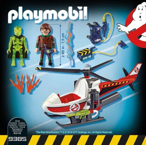 9385 PLAYMOBIL Venkman met helikopter 