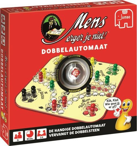 374 Mens Erger Je Niet! Dobbelautomaat - Bordspel