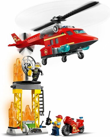 60281 LEGO City Brandweer Reddingshelikopter