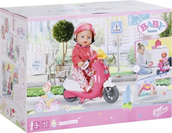 826133 BABY Born City Scooter RC Op Afstand Bestuurbaar