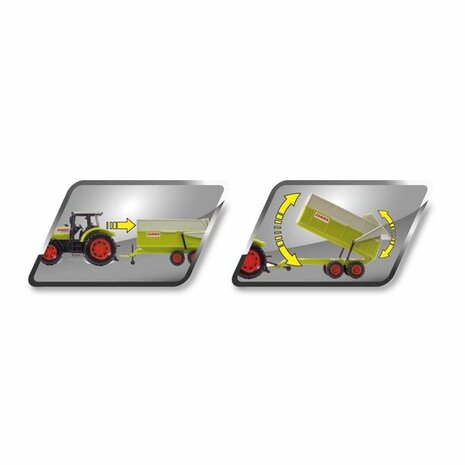 39000 Dickie  Claas Ares Set Tractor