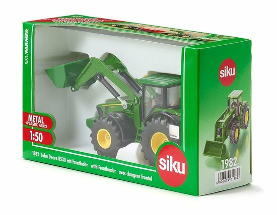 SIKU 1982 John Deere 8530 Tractor met Frontlader 1:50