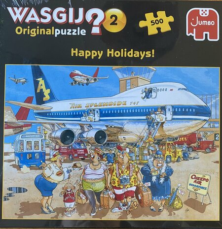 82002 Jumbo Puzzel Wasgij Original2 Happy Holidays! 500 stukjes