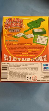 89693 In een handomdraai mini spel