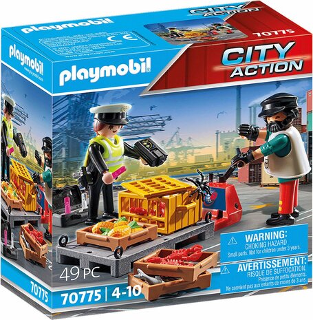 70775 PLAYMOBIL City Action Cargo Douanecontrole