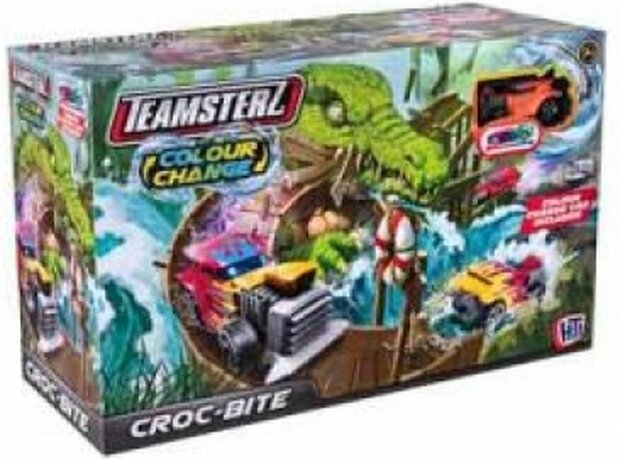 41612 Teamsterz Colour Change Croc-Bite Playset