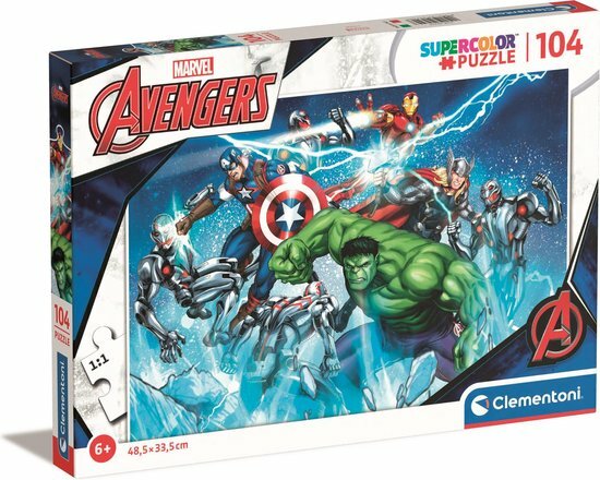 57447 Clementoni Puzzel Marvel Avengers 104 Stukjes