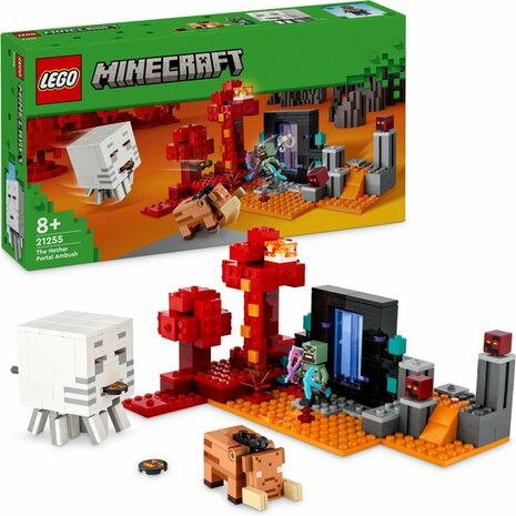 21255 LEGO Minecraft Hinderlaag bij het Nether-portaal