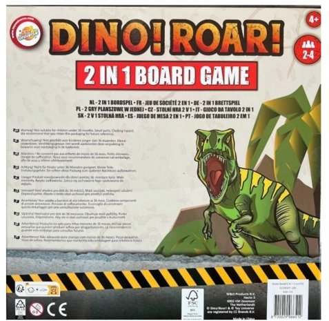 66512 Dino! Roar! Bordspel